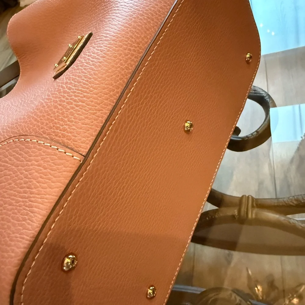 Dooney & Bourke Leather Tote Bag - Picture 4 of 4